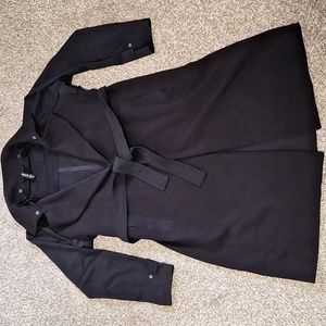 Black Athleta Stellar trench coat